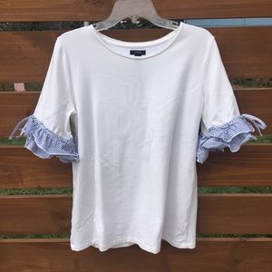 Halogen Ruffle Sleeve Top